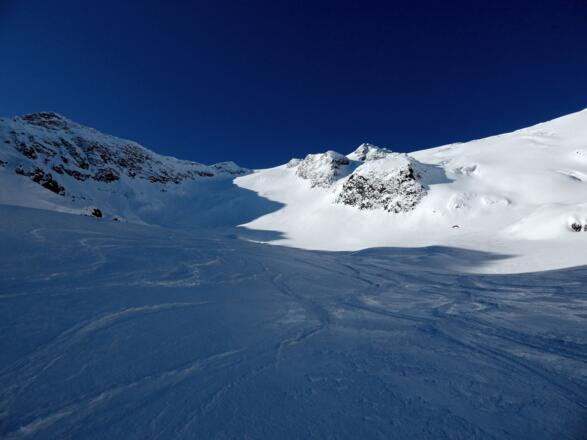 Gewaltiges Skigelände am Wilden Freiger-Ferner