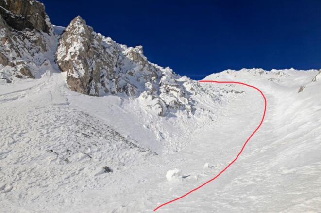 Letztes Steilstück: im Tälchen zwischen Kl. Mosermandl &amp; Schliererspitz