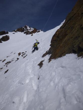 Abstieg vom Schalfjoch