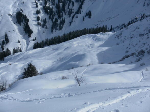 Tiefblick in den Karboden