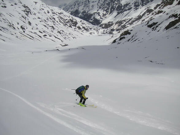 Abfahrt in die Sulze