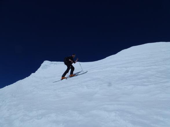 Die letzten Meter zum Gipfel des Schrankarkopfs 3254m