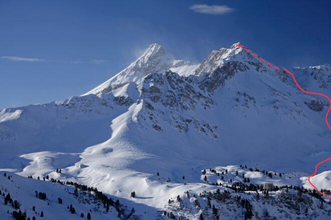Steiles Finale: die Anstiegsroute vom Urbankar aufs Kl. Mosermandl