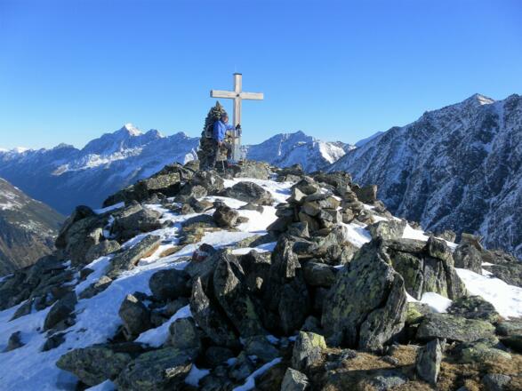 Egesengipfel, links der Habicht