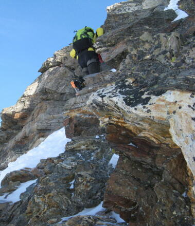 Die &quot;Felsrinne&quot; beginnt!
