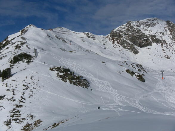 Seekareck und Seekarschneid vom Grünwaldkopf