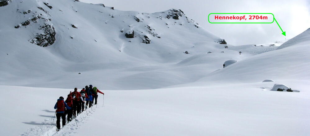 Wunderbare &quot;Böden&quot; leiten uns zum Hennekopf!