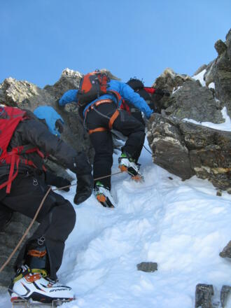 Eine Gruppe in der &quot;Felsrinne&quot;!