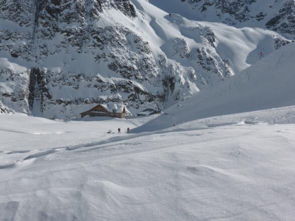Die Winnebachseehütte.