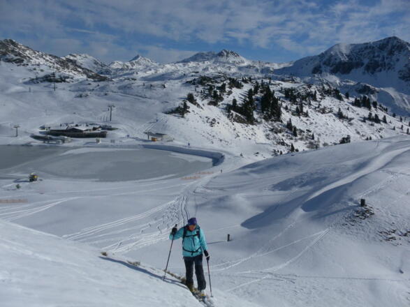 Grünwaldsee vom Ansatz des Gratrückens
