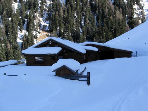 Ankunft auf der Blasigleralm.