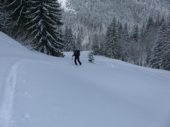 Abkürzung durch den Spielberggraben