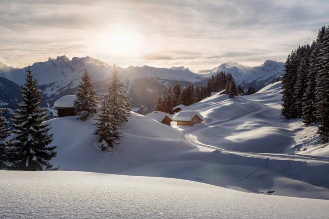 Winterlandschaft Bartholomäberg