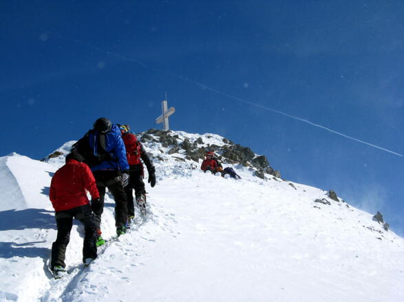 Geschafft! Wir stehen auf dem bekannten Piz Buin!