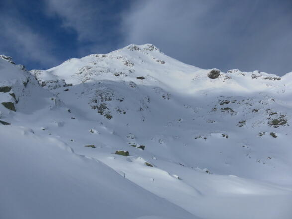 Südostflanke der Sonntagkarhöhe vom Bergsee