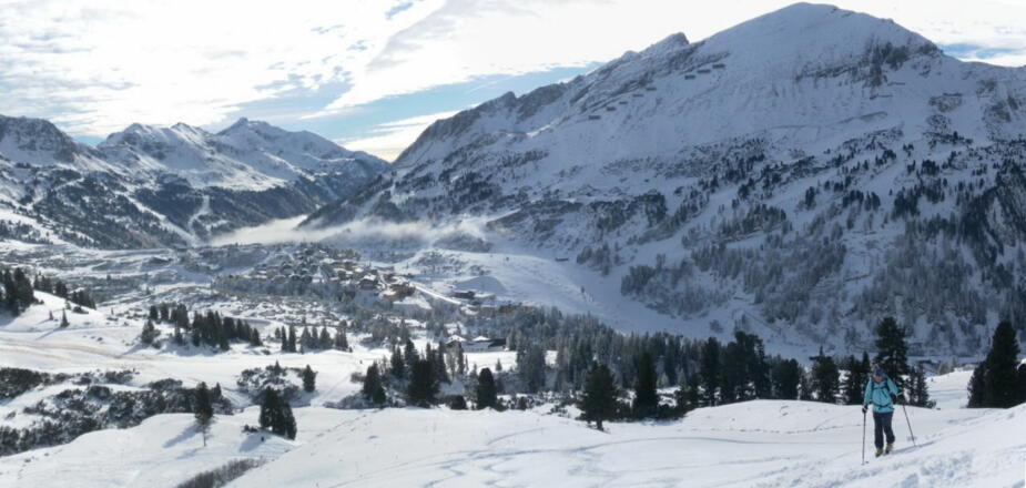 Blick vom Grünwaldkopfrücken nach Obertauern