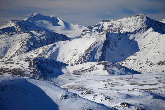 Hochalmspitze (links hinten), gesehen von der Zechnerhöhe