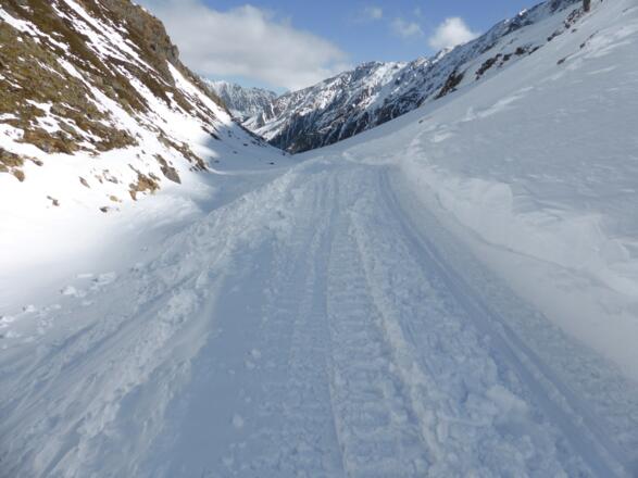 Lawinenstrich in der Eng.