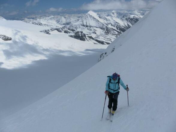 steiler Gletscherhang