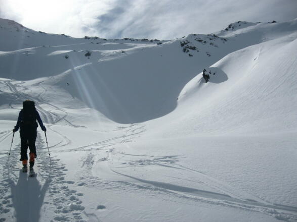 Hinauf zur Pallscharte
