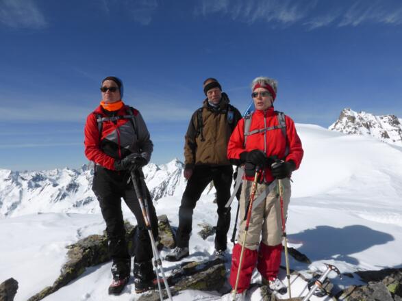 Auf dem Gleirscher Roßkogel.