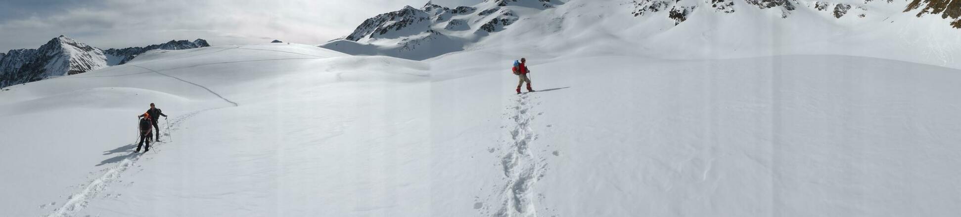Im Roßkar mit Blick auf die Lampsenspitze.