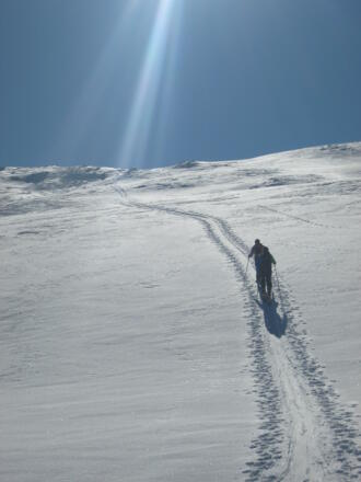 Die letzen Minuten zum Gipfel
