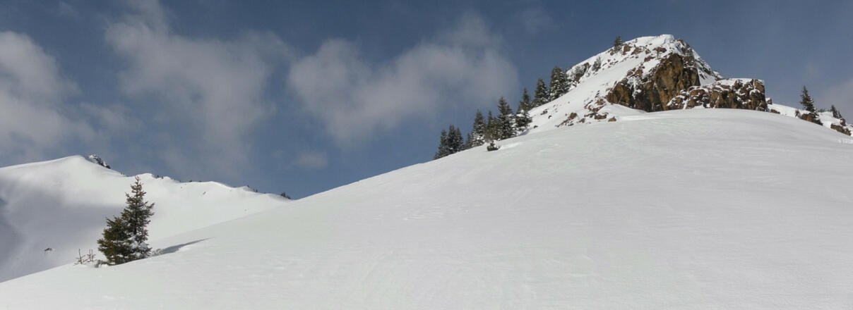 Stuckkogel mit Gipfelkamm und Ostgipfel