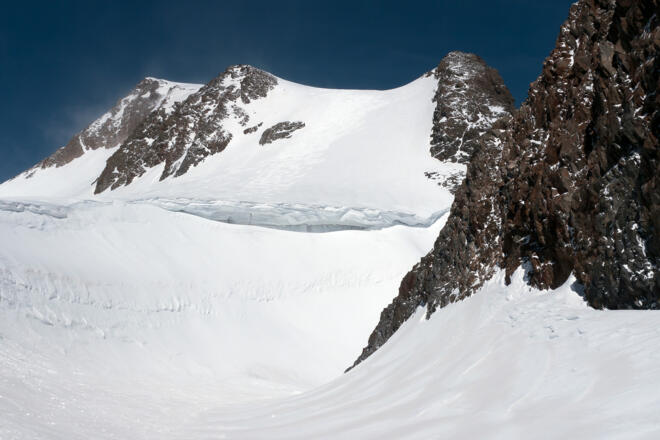 Hintereisjoch: Blick nach Norden Richtung Weißkugel