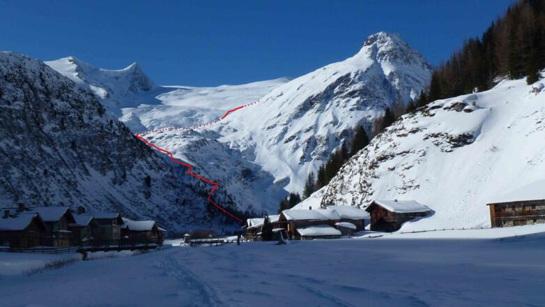 Winteraufstieg zur Neuen Prager Hütte