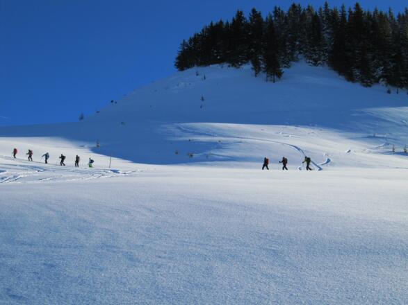 Auf dieser Tour ist man nie allein
