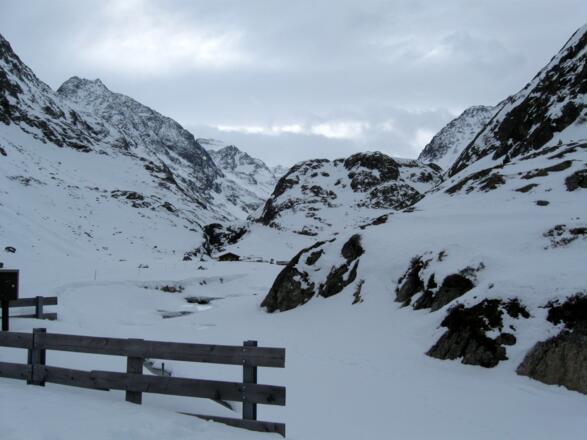 Im Bereich der Hinteren Sulztalalm.
