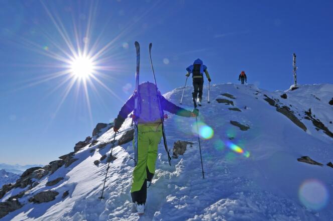 Similaun: Schlussanstieg über den Grat