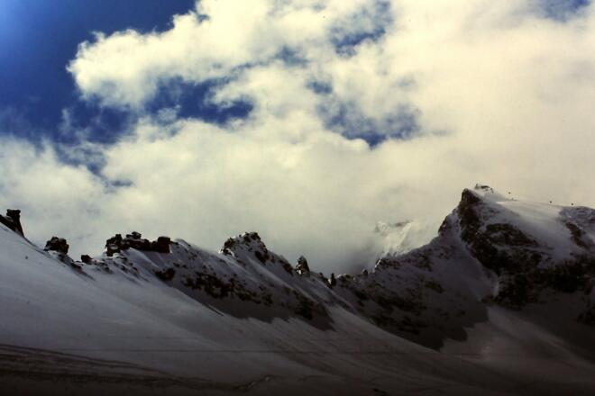 Verbindungsgrat Gefr. Wandspitze bei der Querung vom Kees 2690 m