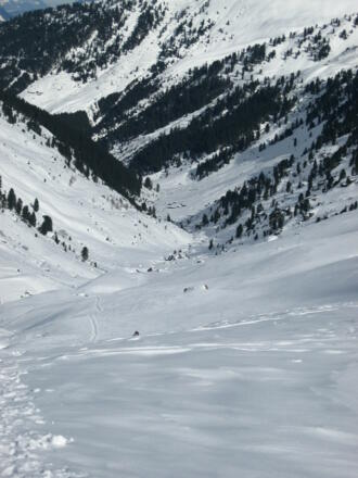 Blick zurück zur Frommalm