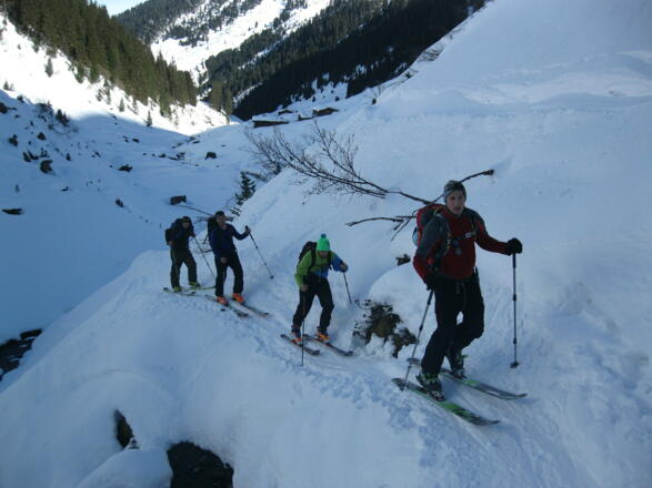 Durch die Verengung des Frommgrunds
