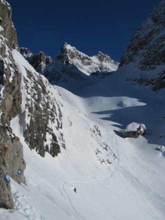 Rückblick ins Mohamedanerkar, vom Kerschbaumer Törl aus
