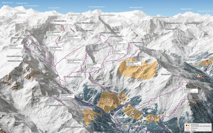 Naturverträgliches Skitouren- und Schneeschuhgehen im Fotschertal.