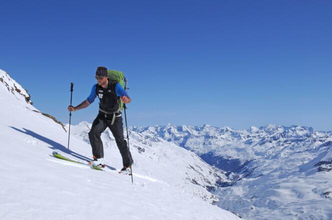 Schalfkogel: kurz unterhalb des Gipfels