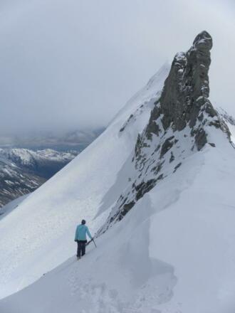 Gratabstieg Richtung Schneewinkelkopf