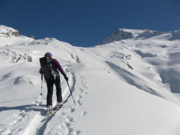 oberes Grabenende unter dem Ahrner Kopf