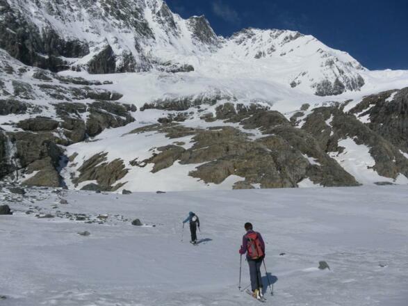 Rinnenzustieg links des Kleinen Burgstalls