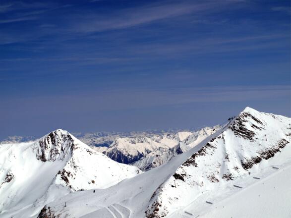 Beide Gipfelziele, Hoher Riffler und Gefrorene Wandspitze