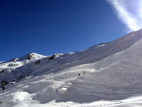 Aufstieg zum Sidanjoch.