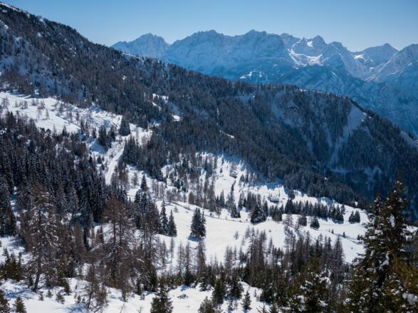 Blick von der Stanisalm zurück in Richtung Rottmannalm