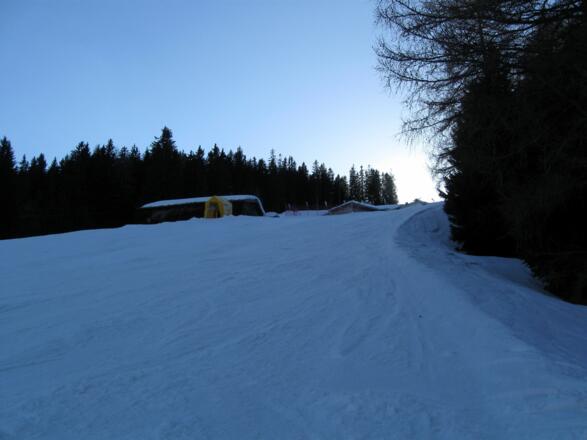 Kurz unterhalb der Bergeralm.