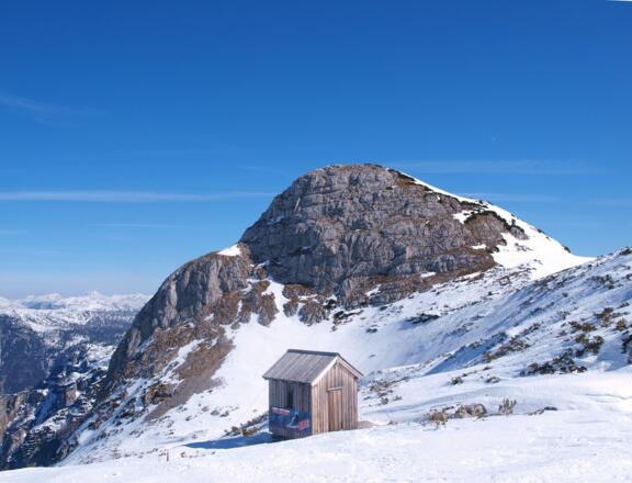 Unterstandshütte 1 (1940 m) beim Däumelkogel
