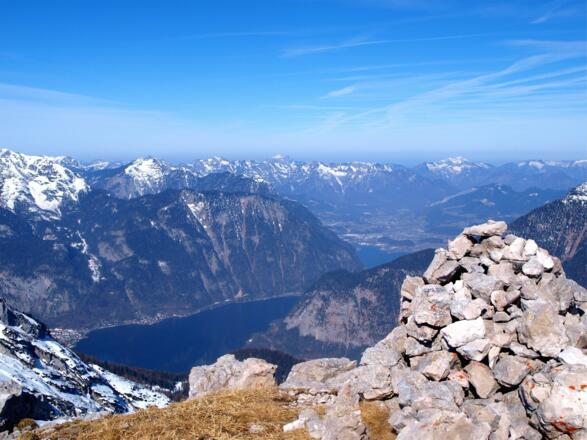 Tiefblick zum Hallstätter See