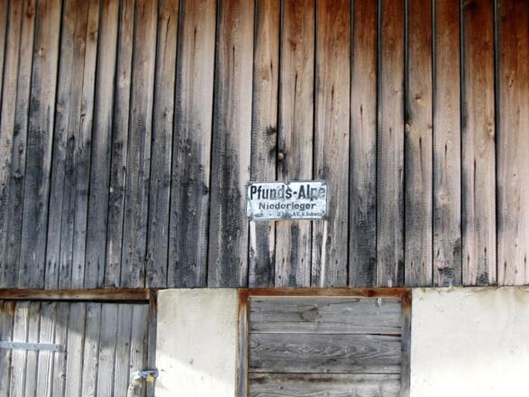 Pfundsalm Niederleger.