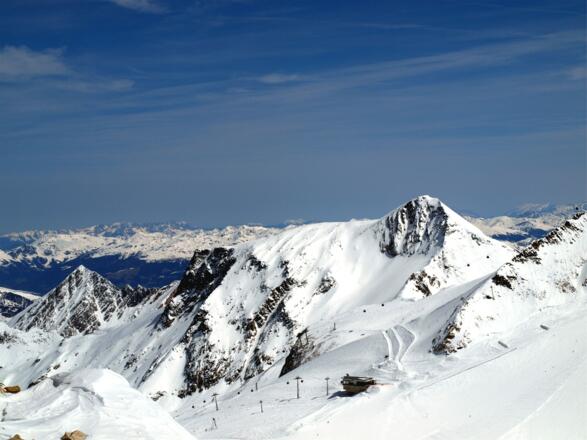 Blick zum Hohen Riffler 3231m